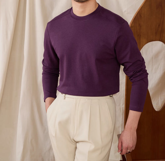 Camisa Base Slim Fit Elástica y Transpirable para Hombre