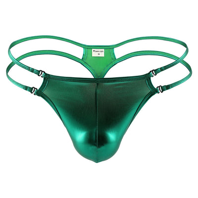 Bóxer Tipo Tanga para Hombre en Seda Helada con Tirantes de Cintura Baja - Image 12