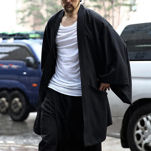 Cardigan Holgado para Hombre con Mangas Murciélago - Abrigo Versátil