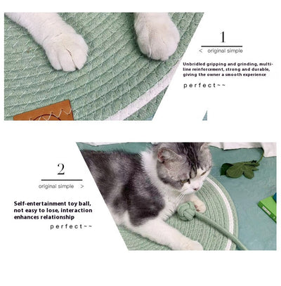 Nido de Ratán para Gatos Resistente sin Pelusa - Image 11