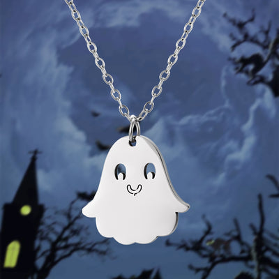 Collar con Dije de Calabaza y Fantasma para Halloween - Image 62