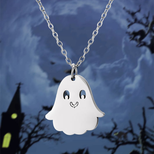Collar con Dije de Calabaza y Fantasma para Halloween - Image 62