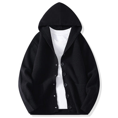 Cardigan de Punto con Solapa para Hombre - Estilo Moderno y Versátil - Image 4