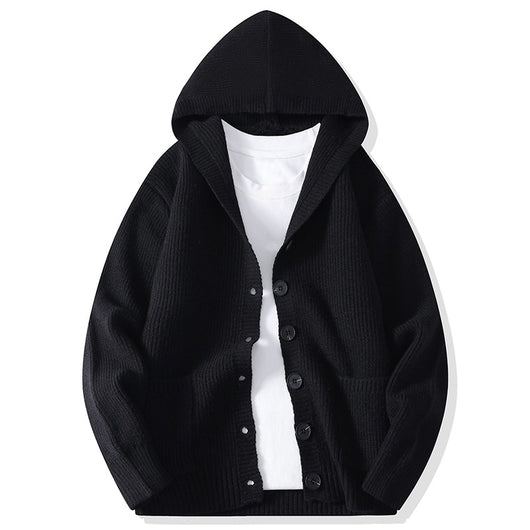 Cardigan de Punto con Solapa para Hombre - Estilo Moderno y Versátil - Image 4