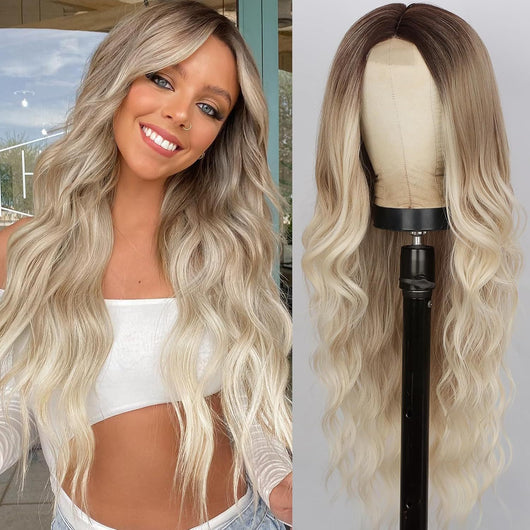 Peluca Frontal de Encaje Estilo Europeo y Americano para Mujer - Image 28