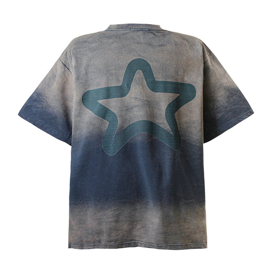 Camiseta Degradado Tie-Dye Manga Corta para Hombre - Image 8