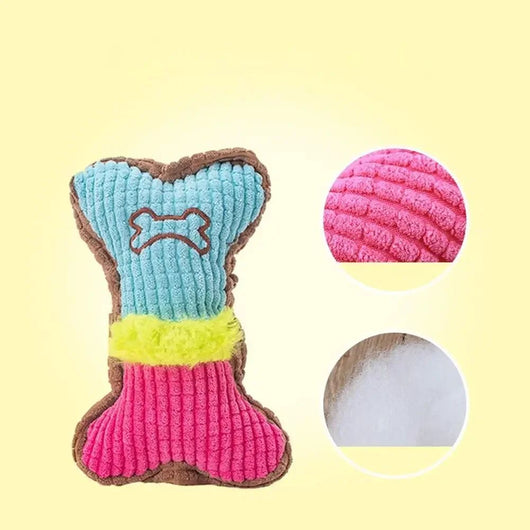 Juguetes Chirriantes para Perros - Peluche Masticable para Cachorros y Razas Pequeñas - Image 5