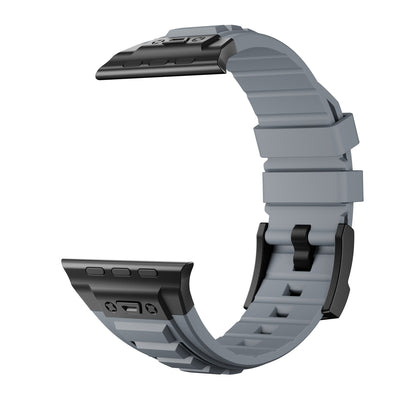 Correa Elástica de Silicona con Hebilla Metálica Plegable para iWatch 1-9 - Image 36