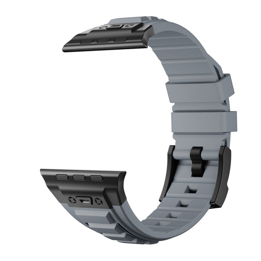 Correa Elástica de Silicona con Hebilla Metálica Plegable para iWatch 1-9 - Image 36