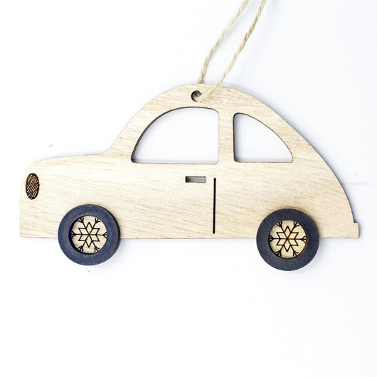 Adorno Colgante de Auto en Madera Pintada Artesanal - Image 8