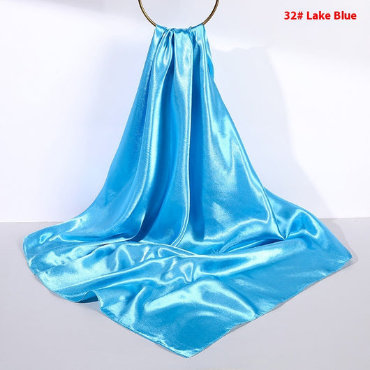 Pañuelo de Seda Artificial 90cm Satinado Brillante - Elegancia Pura - Image 35