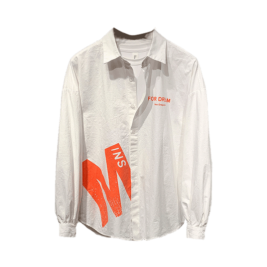 Playera Protectora con Estampado de Letras y Filtro Solar