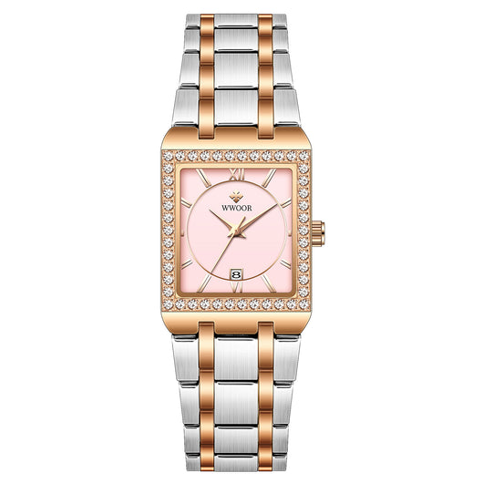 Reloj Mujer Acero Inoxidable Resistente al Agua con Cristal Diamante - Image 16