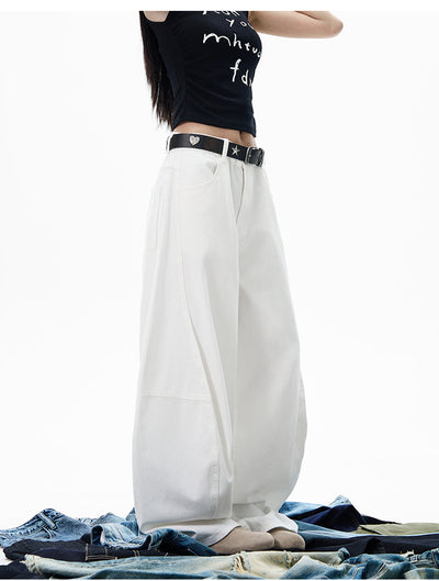 Pantalones Casuales de Verano Blancos Unisex Estilo Americano - Image 13