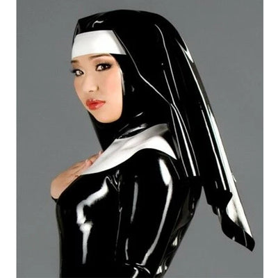 Set de 2 Tocados de Látex Estilo Religiosa - Image 5