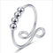 Peace Rings Rotatable Ring Relieving Stress Valentine's Day Jewelry Gifts B One Tamaño