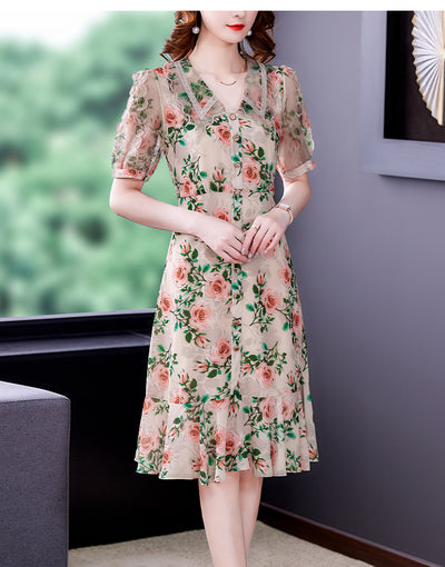 Falda Elegante Efecto Adelgazante con Estilo Occidental - Image 11