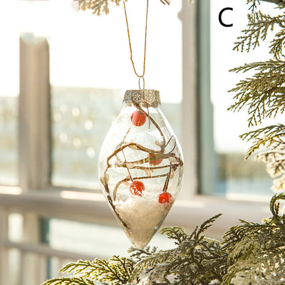 Bolas de Navidad Decorativas Doradas con Brillo - Set Mixto de Plástico Pintado - Image 4