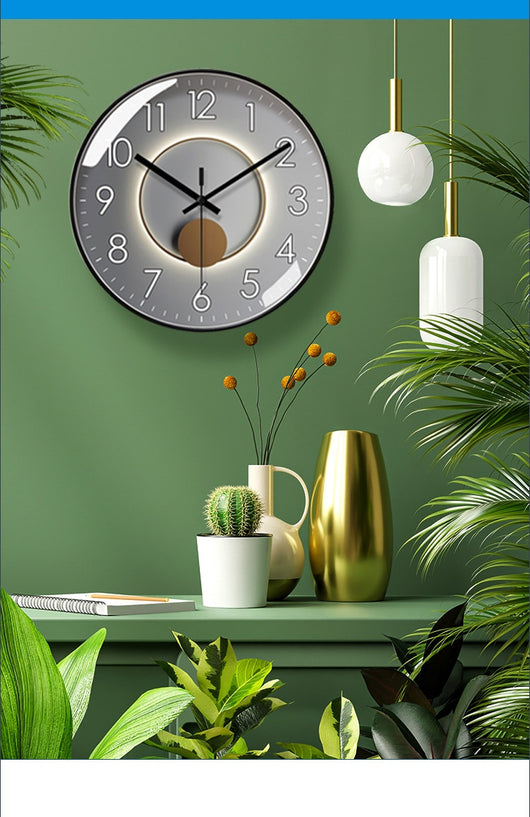 Reloj de Pared Silencioso Lujo Americano para Sala de Estar - Image 13