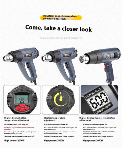 Pistola de Aire Caliente con Control Digital de Temperatura para Películas y Detalles - Image 17