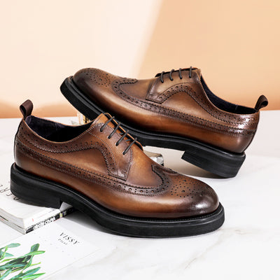 Zapatos de Cuero Resistentes para Hombre - Estilo Ejecutivo Versátil - Image 4