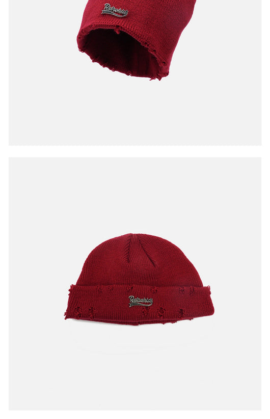 Gorra de Lana con Detalle de Metal Rasgado - Image 5
