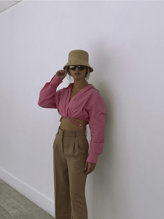 Blusa Casual Dulce y Picante para Mujer