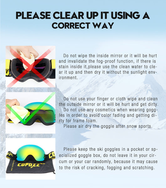 Gafas de Esquí Sin Marco para Hombre y Mujer - Protección Total - Image 7