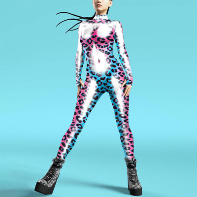Jumpsuit Estampado 3D con Botones y Manga Larga - Image 6
