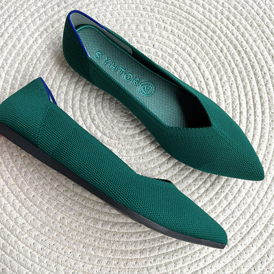 Zapatos de Tacón Punta Fina Tejidos Livianos para Mujer - Image 48