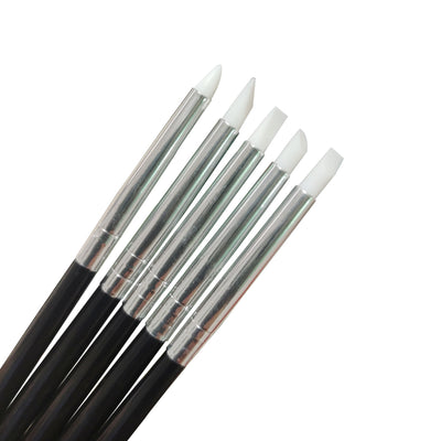Set de Bolígrafos de Silicona Suave para Nail Art con Diseño Hueco Pintado - Image 9
