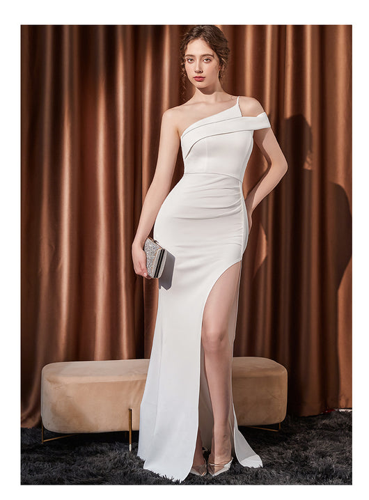 Vestido Largo de Cola de Pez para Dama Elegante y Sofisticado - Image 14