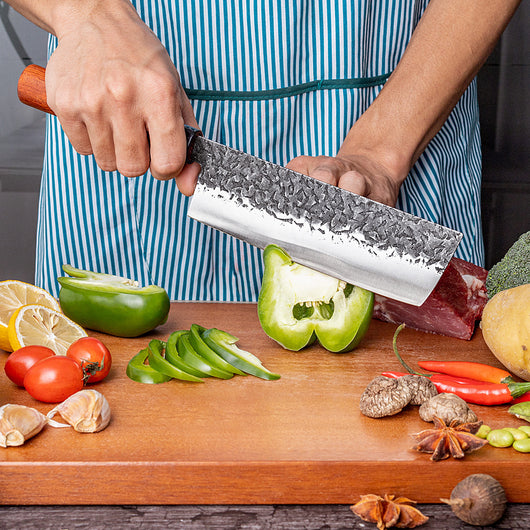 Cuchillo Santoku Forjado a Mano - Hoja de Chef Profesional - Image 19