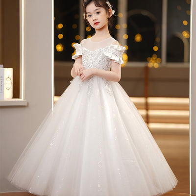 Vestido Princesa de Tul Elástico para Niñas - Image 4