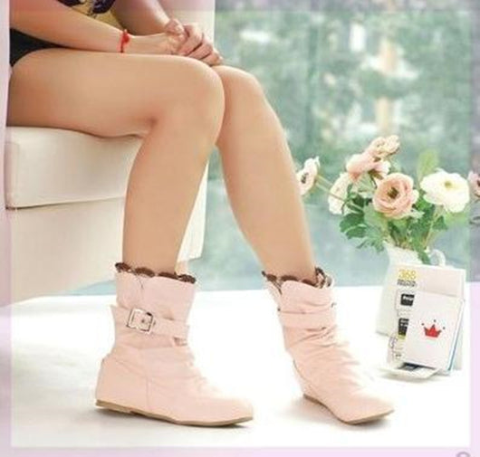 Botas Planas para Niñas Escolares - Image 13