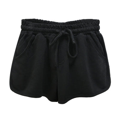 Pantalones cortos deportivos de pierna ancha para yoga y casa - Image 6