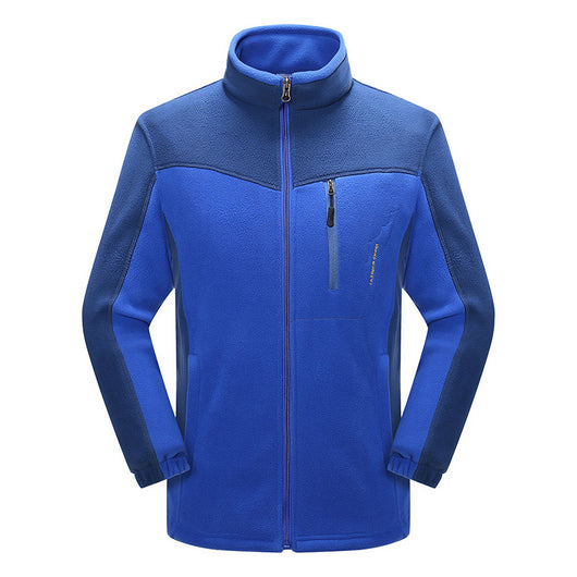 Cardigan de Polar Cálido para Parejas con Contraste de Colores - Image 22