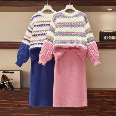 Conjunto de Falda y Suéter de Moda Otoñal para Mujer - Image 11