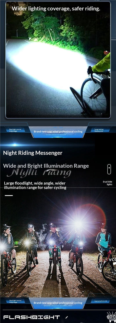 Luz Frontal para Bicicleta Recargable Ultra Brillante - Image 8