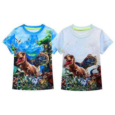 Camiseta Dinosaurios Mundo Jurásico Niños y Adolescentes