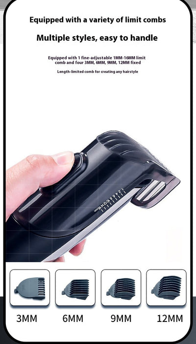 Cortadora de Cabello Profesional Multiusos con Cabezal Intercambiable - Image 12