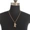 Collar Cadena de Letra Corona Inglesa 26 para Mujer