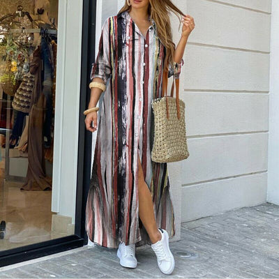 Vestido Camisa Versátil para Primavera y Verano - Image 7