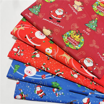 Tela de Algodón Twill Estampado Navideño para Ropa de Cama - Image 7