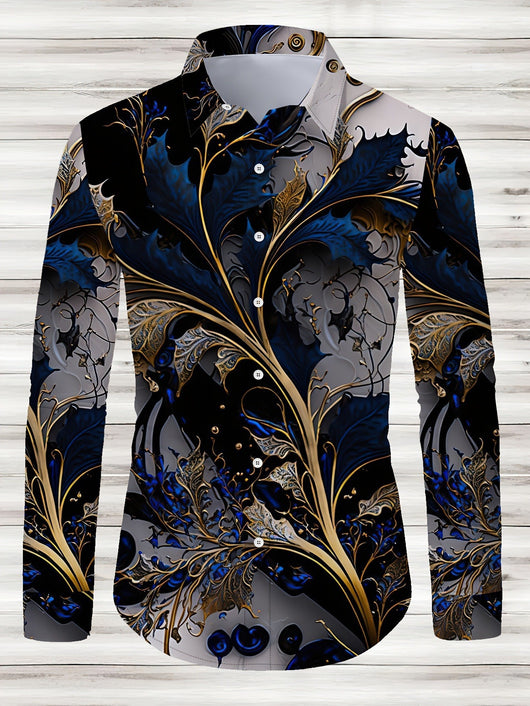 Camisa Manga Larga con Impresión 3D Estilo Europeo y Americano para Hombre - Image 7
