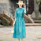 Vestido de Ramio Floral Personalizado para Mujer - Diseño Elegante y Minimalista