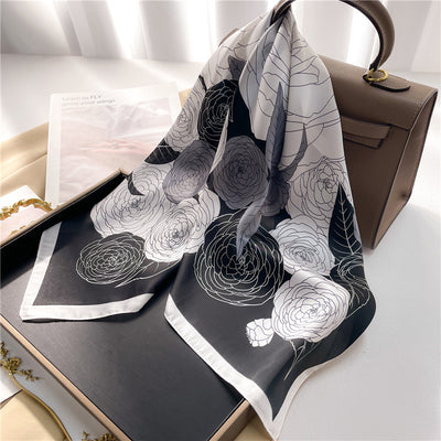 Pañoleta Estampada Efecto Seda - Accesorio Versátil para Mujer - Image 7