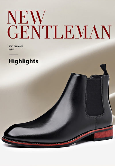 Botas Chelsea para Hombre Otoño Respirables Punta Afilada - Image 13