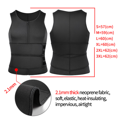 Chaleco Sauna Reductor de Cintura con Doble Faja - Corset Deportivo Moldeador Corporal - Image 22