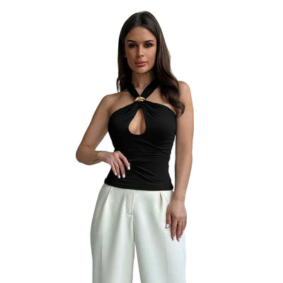 Chaleco de Encaje Ajustable para Usar Como Interior o Exterior - Top Versátil para Mujer - Image 5